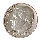 1971-D 10C Roosevelt Dime With Various Mint Errors