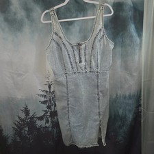Guess Jean Tank Dress with Zipper