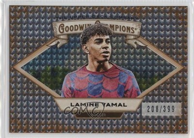 2025 Upper Deck Goodwin Champions Horizontal Orange Dots /399 Lamine Yamal v5t