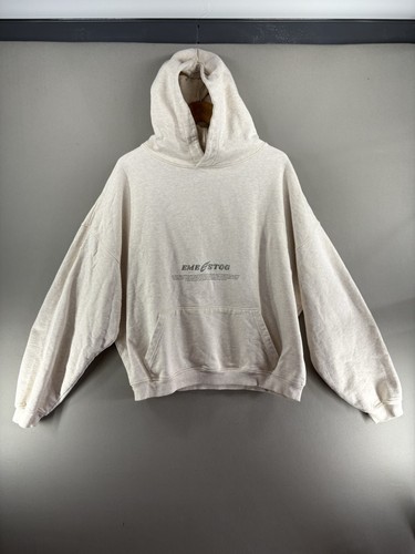 Eme Studios Co Oversized Women Large Pullover Cream Heavyweight