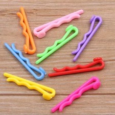 50 Mixed Color Plastic Bobby Pin Hair Pin Clip 45mm with Pad