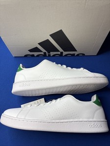 adidas gazelle silver green womens adidas Advantage 2.0 Men's Shoes, Size: 7.5, White Gray White main image 1