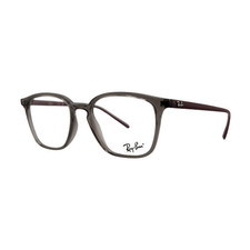 Ray-Ban RB7185 Transparent Gray / Maroon Eyeglasses Frames 50mm 18mm 145mm-8083