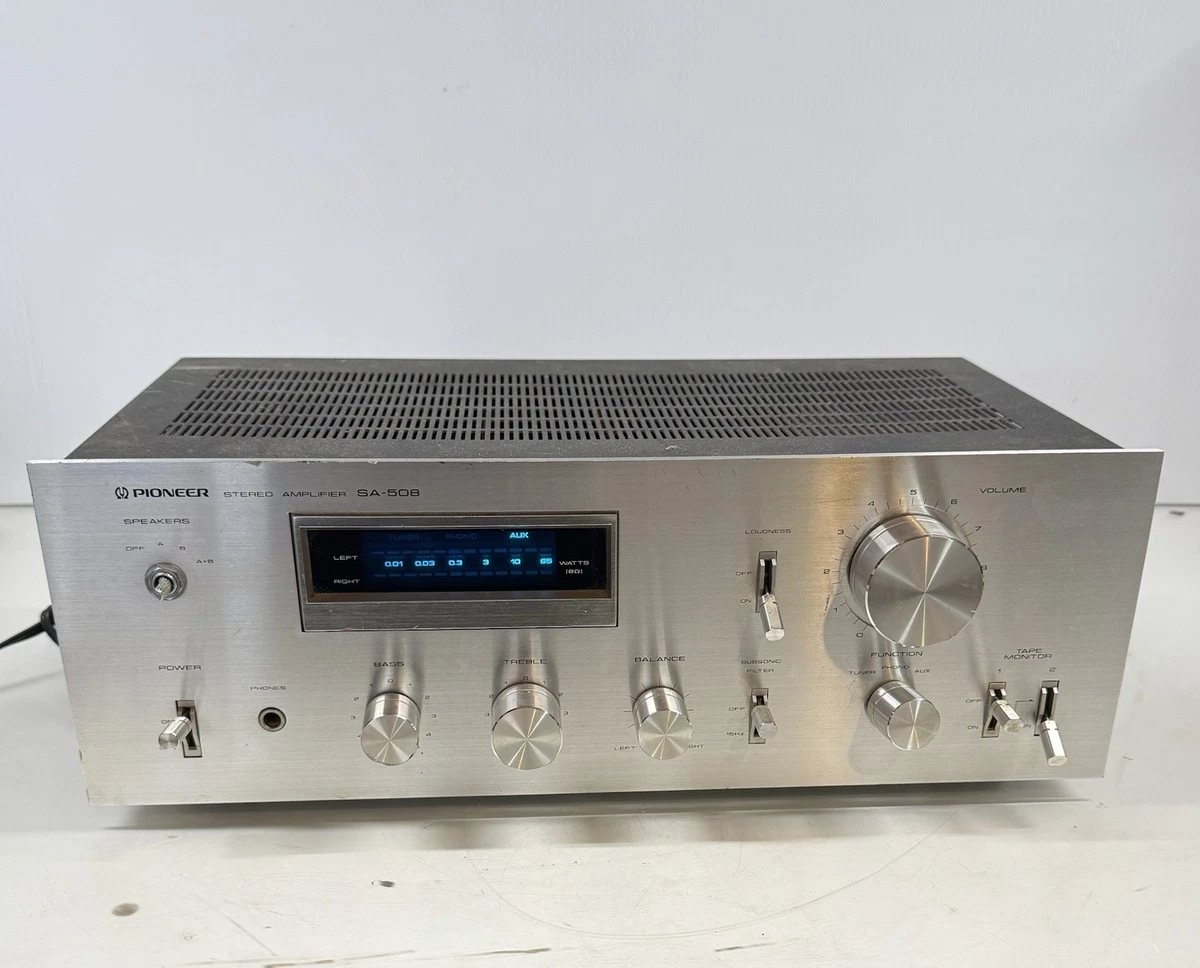 Face arrière amplificateur Pioneer SA-608