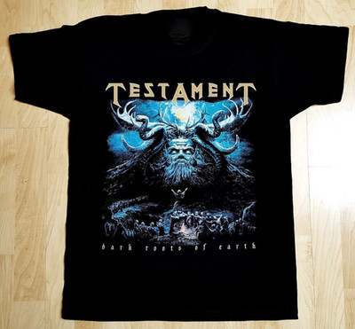 Vintage Testament Metal Band Cotton Black S-234XL Unisex Classic Tee Shirt BT925