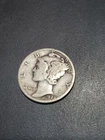 1929 P Mercury  Dim3 90 % Silver Vg