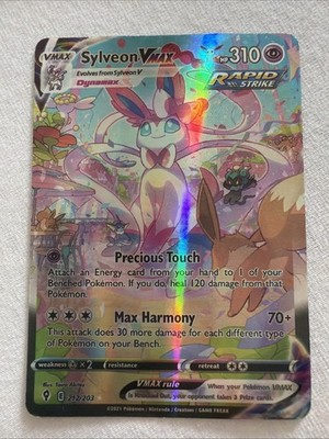 Pokémon Sylveon VMAX 212/203   Alternate Art   Evolving Skies   Englisch