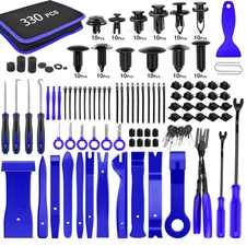 330Pcs Trim Removal Tool, Auto Push Pin Bumper Retainer Clip Set Fastener