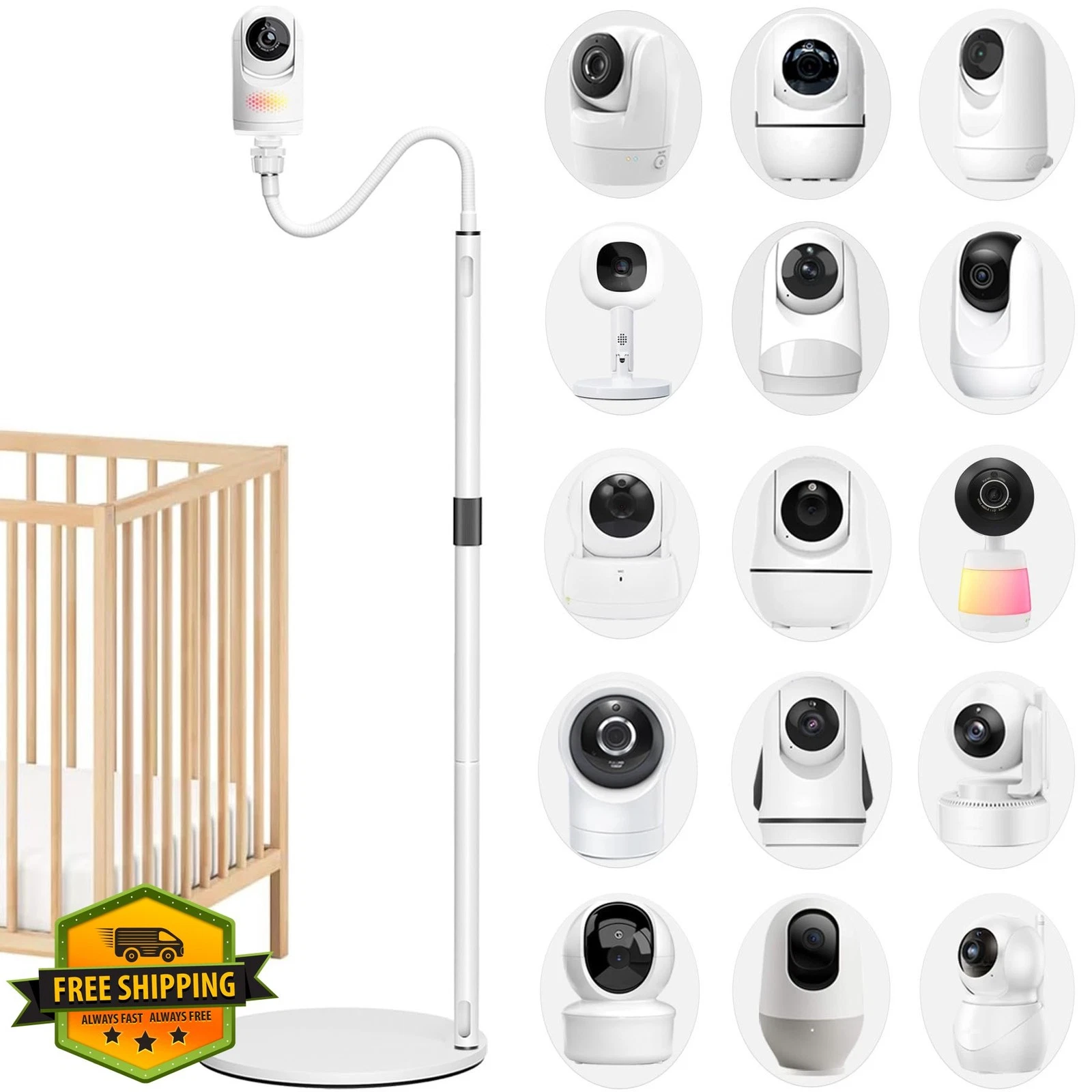 Derebir Baby Monitor Stand 62.2" VTech/HelloBaby