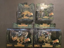 Dino Warriors Lot of 4 New Sealed Figures Darkthal Neoman Figures Dinosaurs 2005