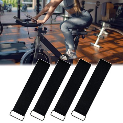 LJHYSD 4pcs Elliptical Machine Pedals Straps Universal Pedals Straps for Rowi...