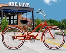 Raising Cane's cruiser bike, new in box with helmet!