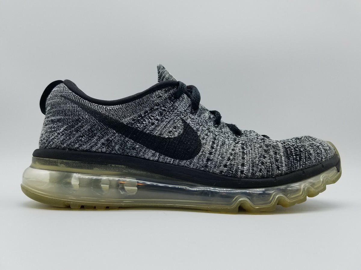 Nike Air Max Flyknit Max Oreo Mens 7 Running Shoes Black Gray Womens 8.5‎ Nike Flyknit Max Women main image 3