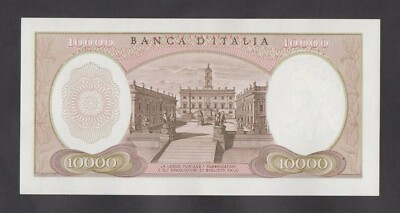🔴ITALY 10000 Lira 8.6.1970 UNC- P97e Michelangelo N0471 016769