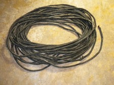 Vintage Around 130 Feet Line Of 1/2" Thick Sheathed Thinly Stranded Copper Wire