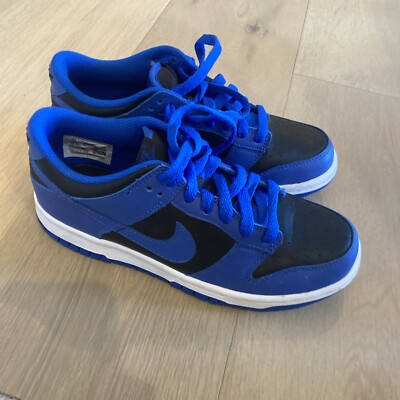 Nike Dunk Low (GS) Shoes Big Kids Size 4Y Blue Black