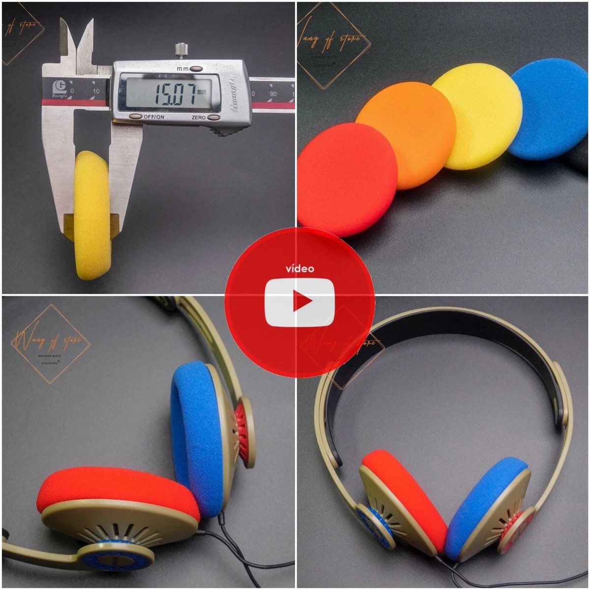 Foam Ear Pads Cushion Sponge For Koss KPH30i KHP30i SPORTAPRO PORTAPRO Headphone
