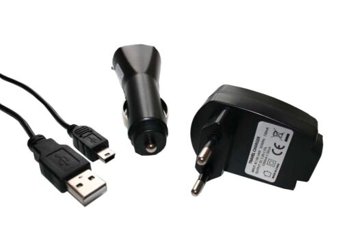 CHARGEUR SECTEUR VOITURE + CABLE USB POUR GARMIN Nüvi 1370Tpro 1370 T pro - Bild 1 von 1