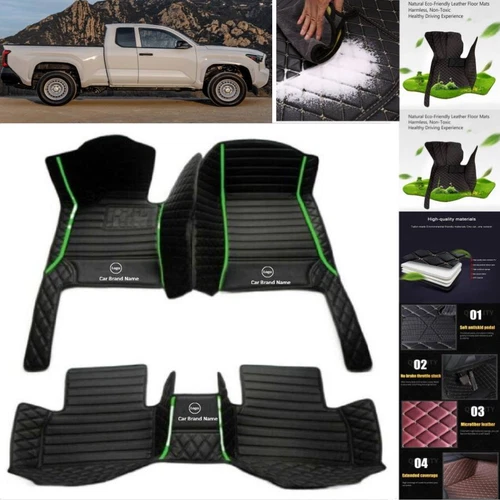 Fit For RAM 1500 2500 3500 Car Floor Mats Cargo Liners All Weather Custom Carpet - Imagen 10 de 33
