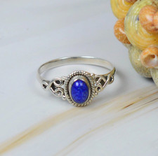 Lapis Lazuli Ring 925 Silver Ring Handmade Ring Lovely Ring All Size MO123