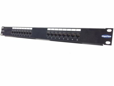 Brand Rex GigaPlus 16 Port Cat 5 Patch Panel 19'' Rack Mount