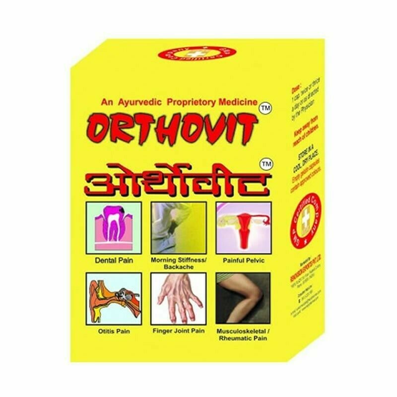 REPL Orthovit Muscle Pain Relief Herbal Capsules for All body parts
