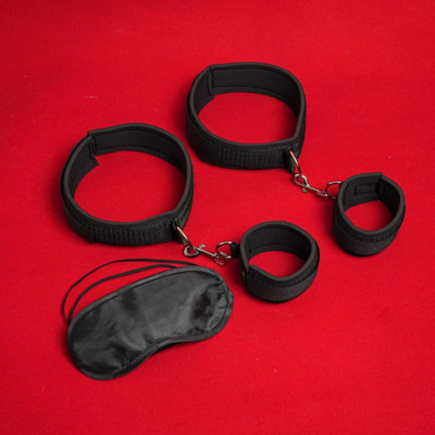 Sex Inflatable Pillow Couple Love Aid Position Cushion Handcuffs Wrist To Thigh