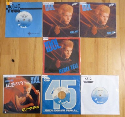 BILLY IDOL - 7'' REBEL YELL - 01/1984 - SAMMLUNGSAUFLÖSUNG