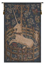 Licorne Captive Unicorn French Tapestry | Jacquard Woven Wall Art