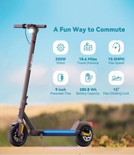 Electric Scooter Adult, MAX 680W UP to 18.6 Mile, Cruise Control  Foldable Used