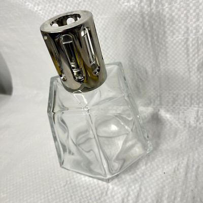 Lampe Berger Paris Clear cut Glass Catalytic Home Fragrance Lamp hexagon shape
