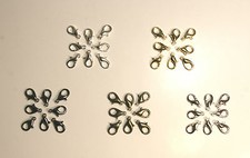50/60/100/120 Pcs Lobster Clasps Claw Jewelry Hook Findings 10/12/14/16mm