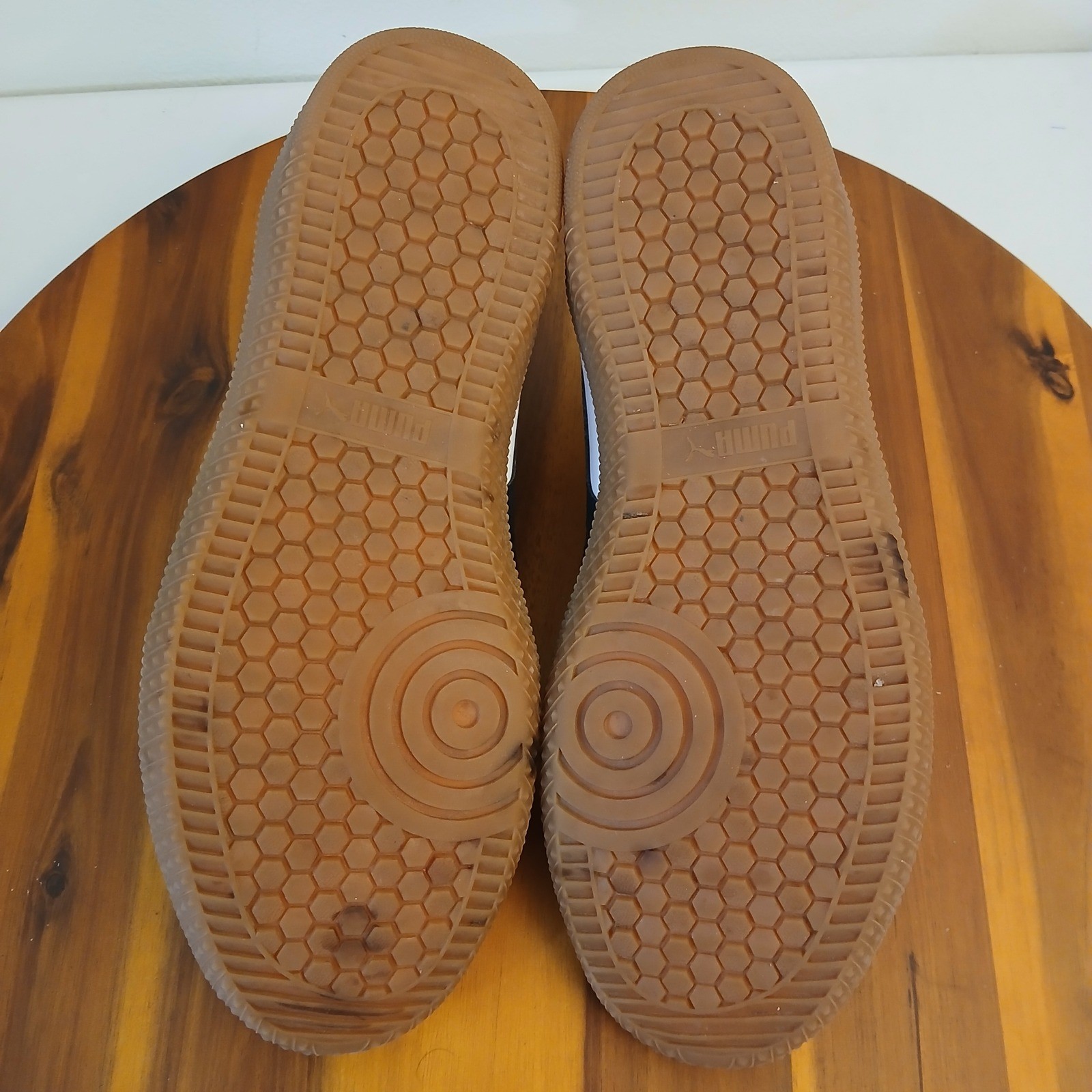 Puma Super Liga OG Retro Sneakers Mens 8 White Gum Sole Shoes 356999-12 thumbnail 9