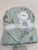 disney bambi & thumper green pinstripe boyfriend pyjamas new with tags xs s m l