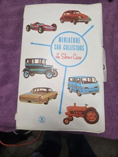 Standard Plastic Products Miniature Car Collectors 21 Diecast Vehicles 1:64 Case