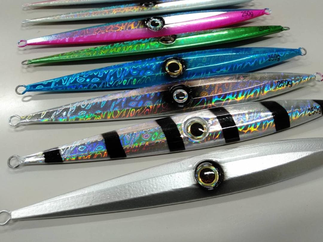 Metal Jig Long Eye 250g 21cm 8 Set - Image 3