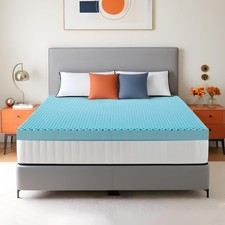 2 Inch Mattress Topper, Twin Size Memory Foam Mattress Topper with Cooling Ge...