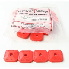 Stud Boy Super-Lite Plus Backers Red 24/Pack 2462-P1-RED