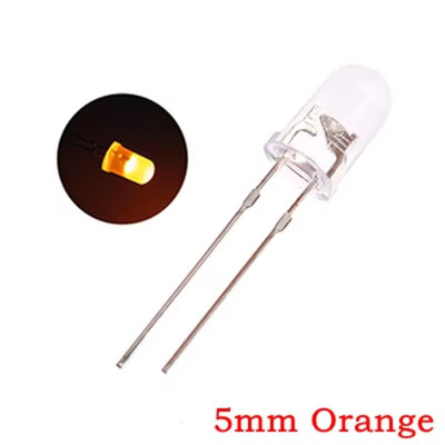 5mm LEDs Diffuse LED Diode Grün Rot Weiß Blau Gelb Orange Sorte