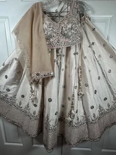 Designer Rose-Gold Indian Outfit. worn only once, amazing condition