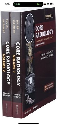 Core Radiology: A Visual Approach to Diagnostic Imaging. Volume 1&2. Used 