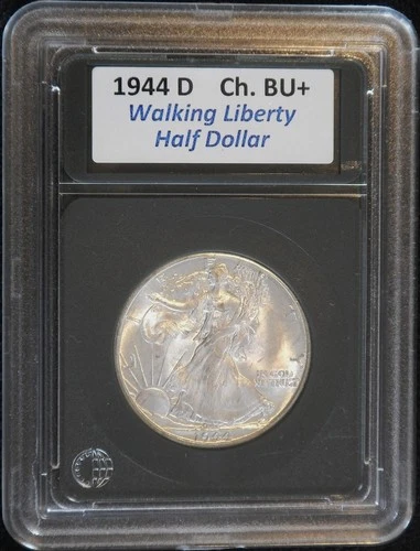 1944 D Choice BU Walking Liberty Half Dollar ⚒️DETAILED STRIKE⚒️ (26-038)