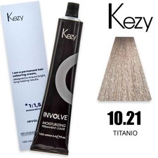 Professional Hair Dye Kezy Involve Color 10.21 Titanium Cold Color 100ml