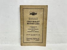 1932 Chevrolet Car Truck Operators Owners Manual