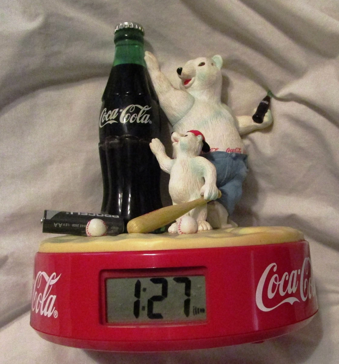 coca cola polar bear clock products for sale | eBay