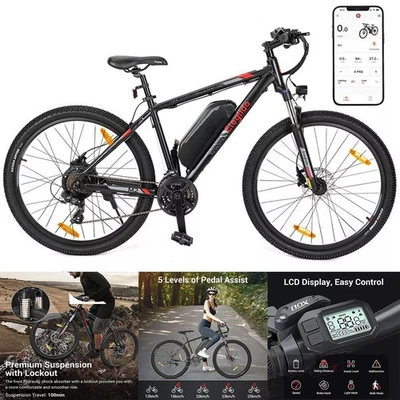 Eleglide 27,5-Zoll E-Bike 250W City E-Fahrrad 25km/h 24-Gang IPX4 Mountainbike