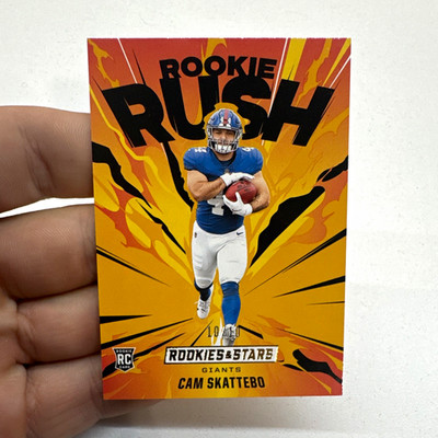 Cam Skattebo Rookie Rush Gold /10 Bookend New York Giants RC 10/10