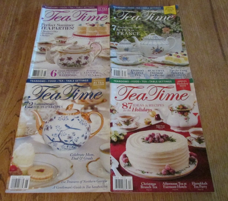 Tea Time Magazine Lot 2020 - 2021 Summer, Spring, and Winter issues - Image 2 of 2
