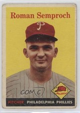 1958 Topps Ray Semproch (Called Roman on Card) #474 Rookie RC 15ho. rookie card picture