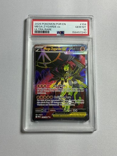 Mega Zygarde ex graded PSA 10 for sale on eBay